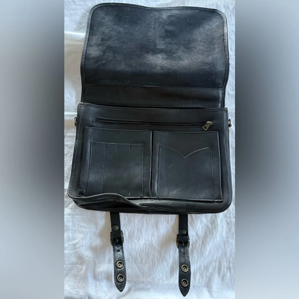 Briefcase/Laptop Case Leather Bag